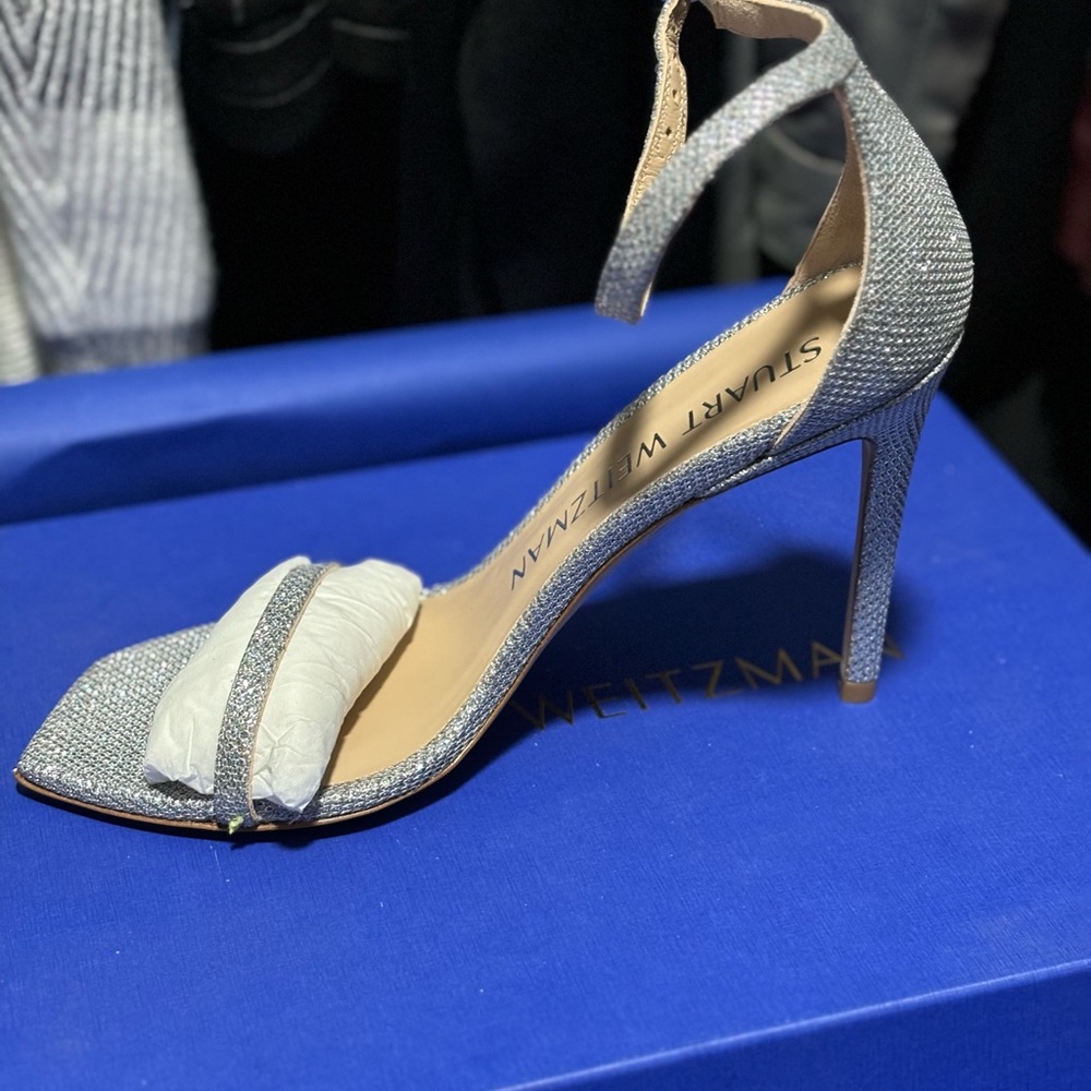 Stuart Weitzman Nudistcurve 100 Sandal size 8